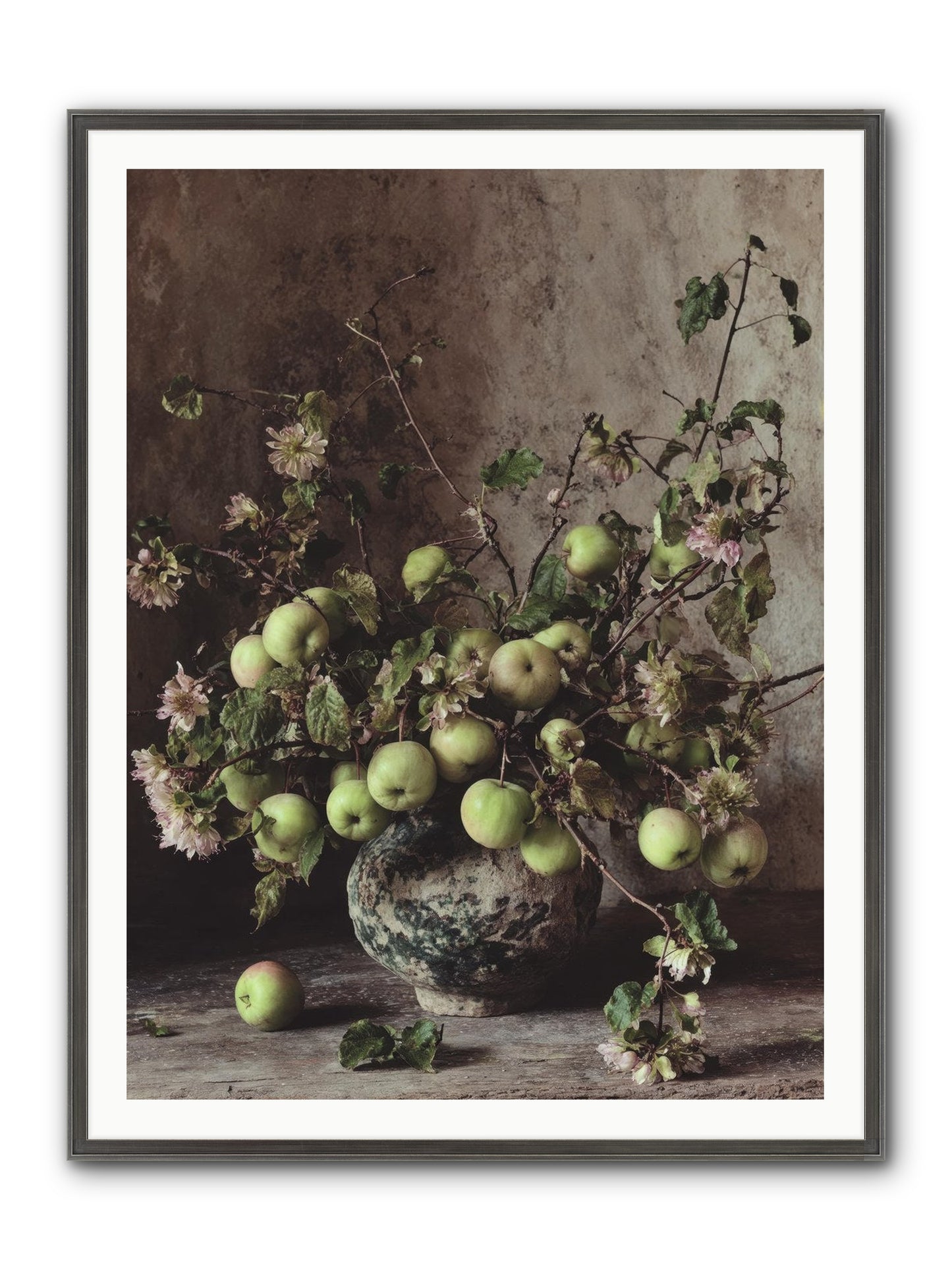 Morning Side Framed Print - Slimwoods Black/Silver 36x48