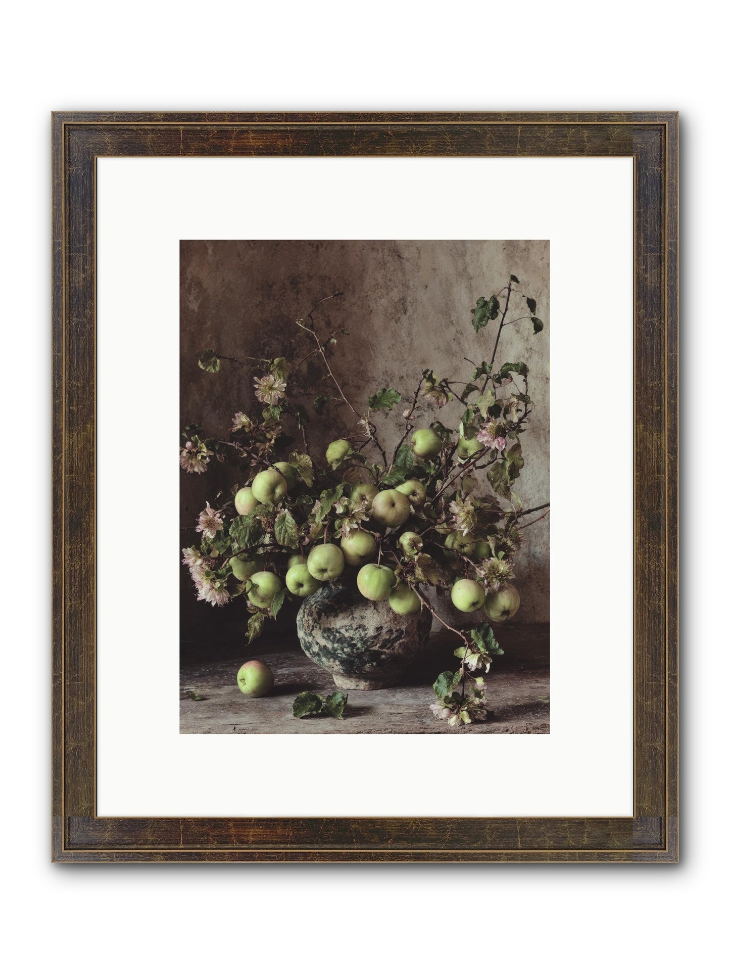 Morning Side Framed Print - Slimwoods Black/Gold 9x12