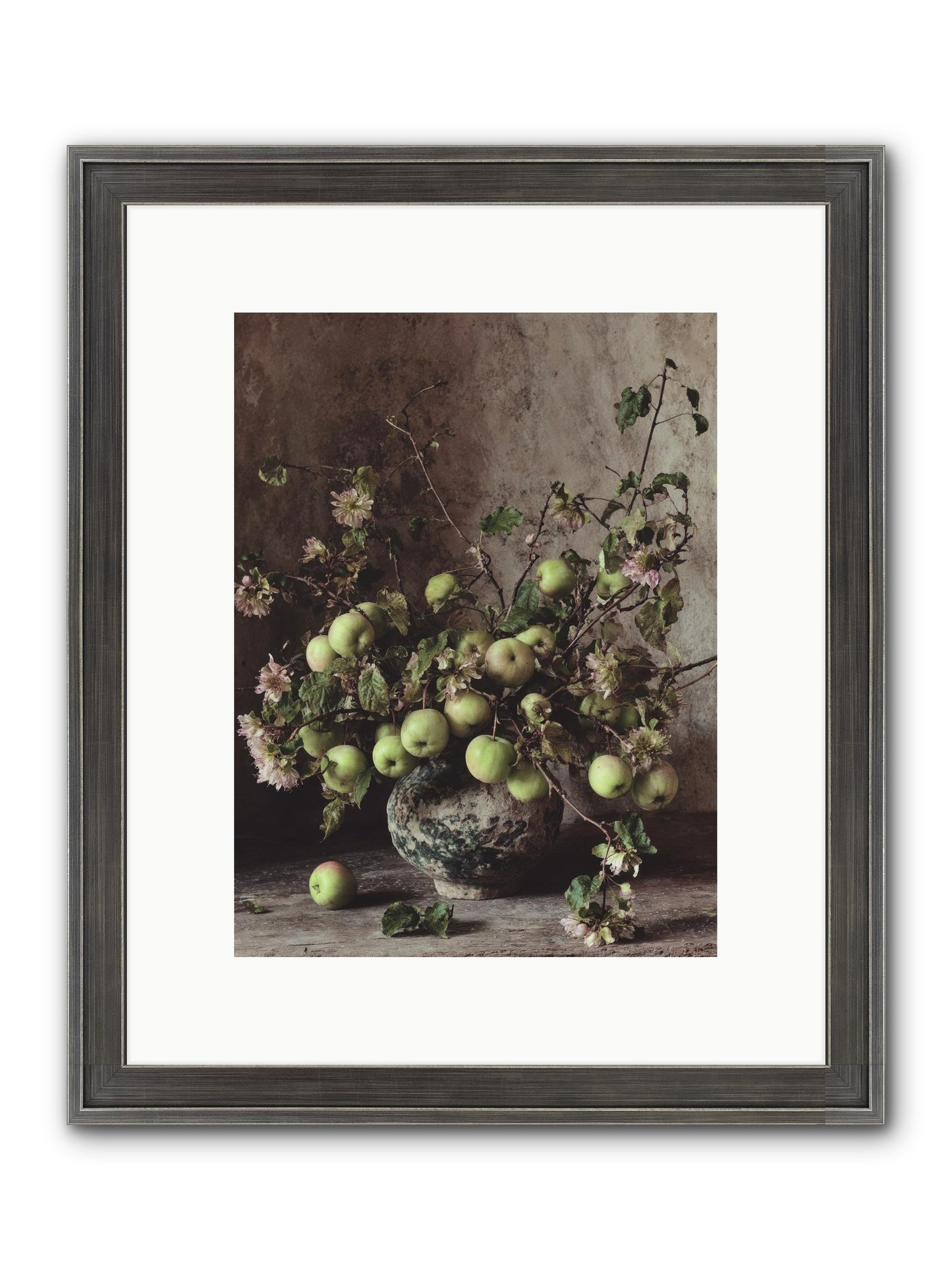 Morning Side Framed Print - Slimwoods Black/Silver 9x12