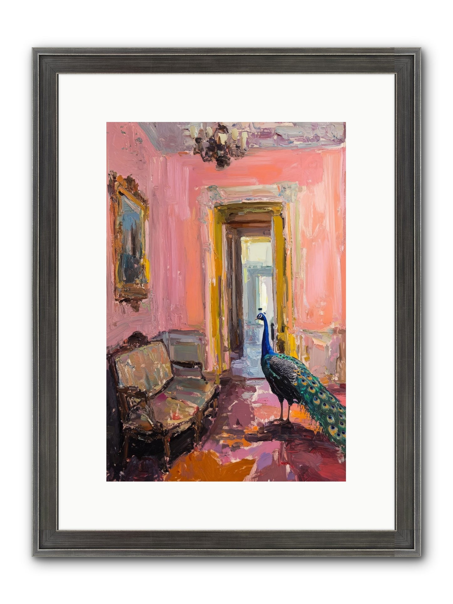 Mornings In Venice Framed Print - Slimwoods Black/Silver 10x15