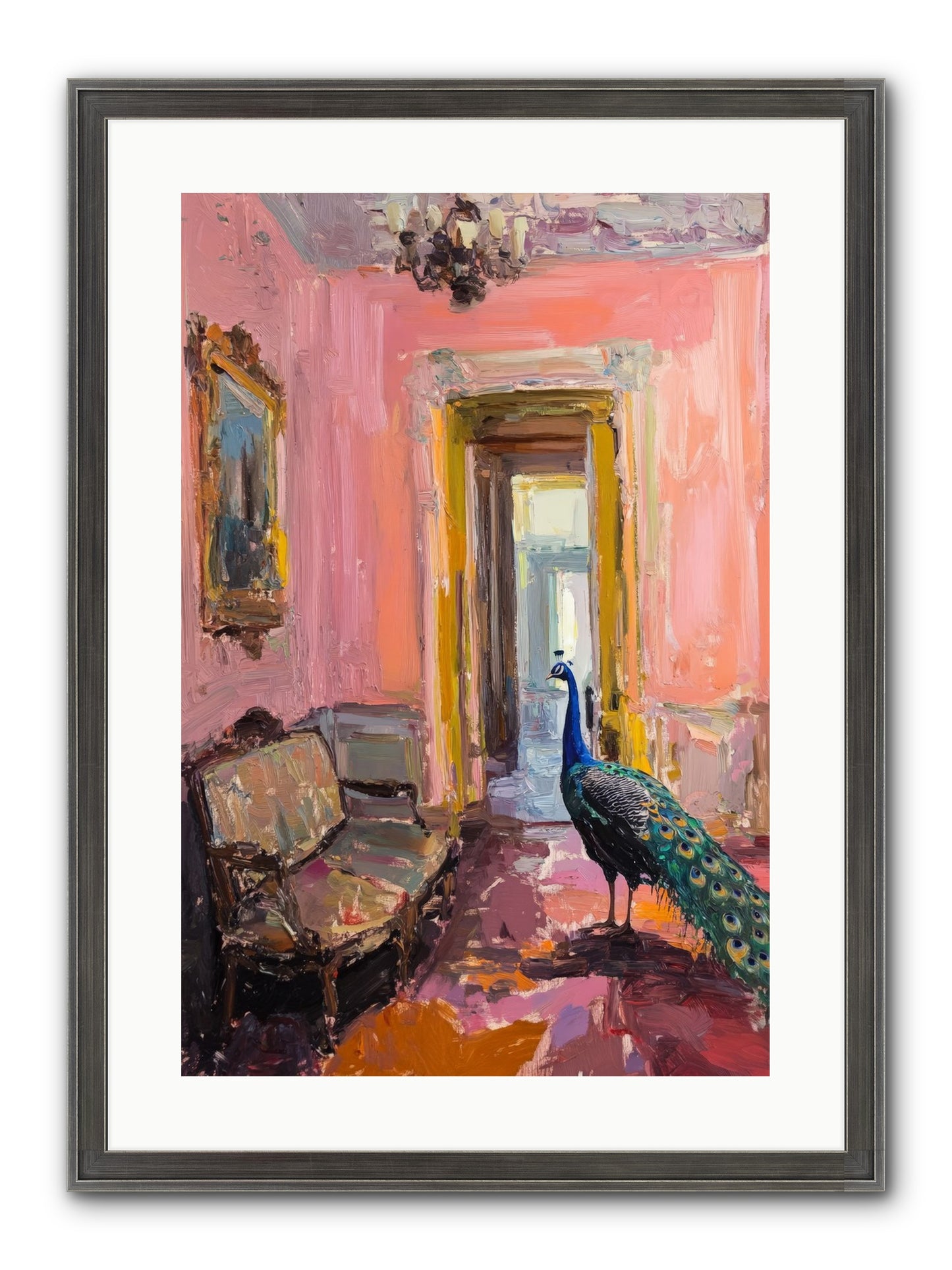 Mornings In Venice Framed Print - Slimwoods Black/Silver 16x24