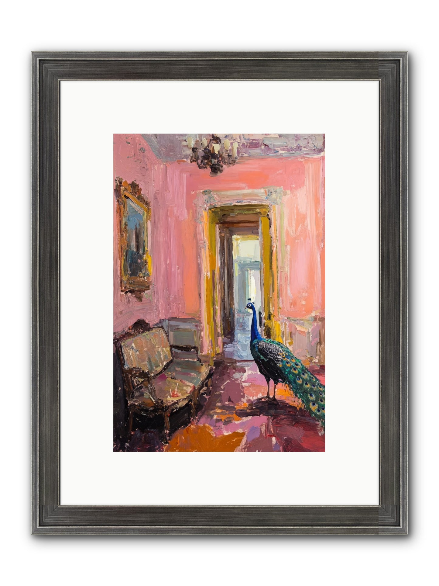 Mornings In Venice Framed Print - Slimwoods Black/Silver 8x12
