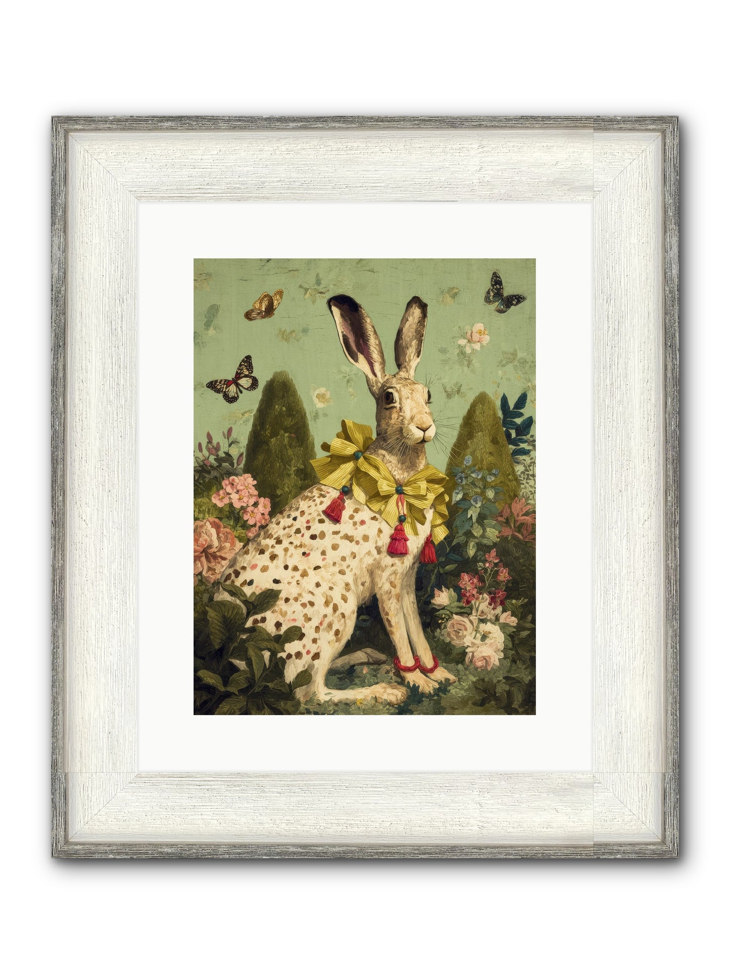 Mossbound Reverie No.1 Framed Print - Driftwood White 12x16