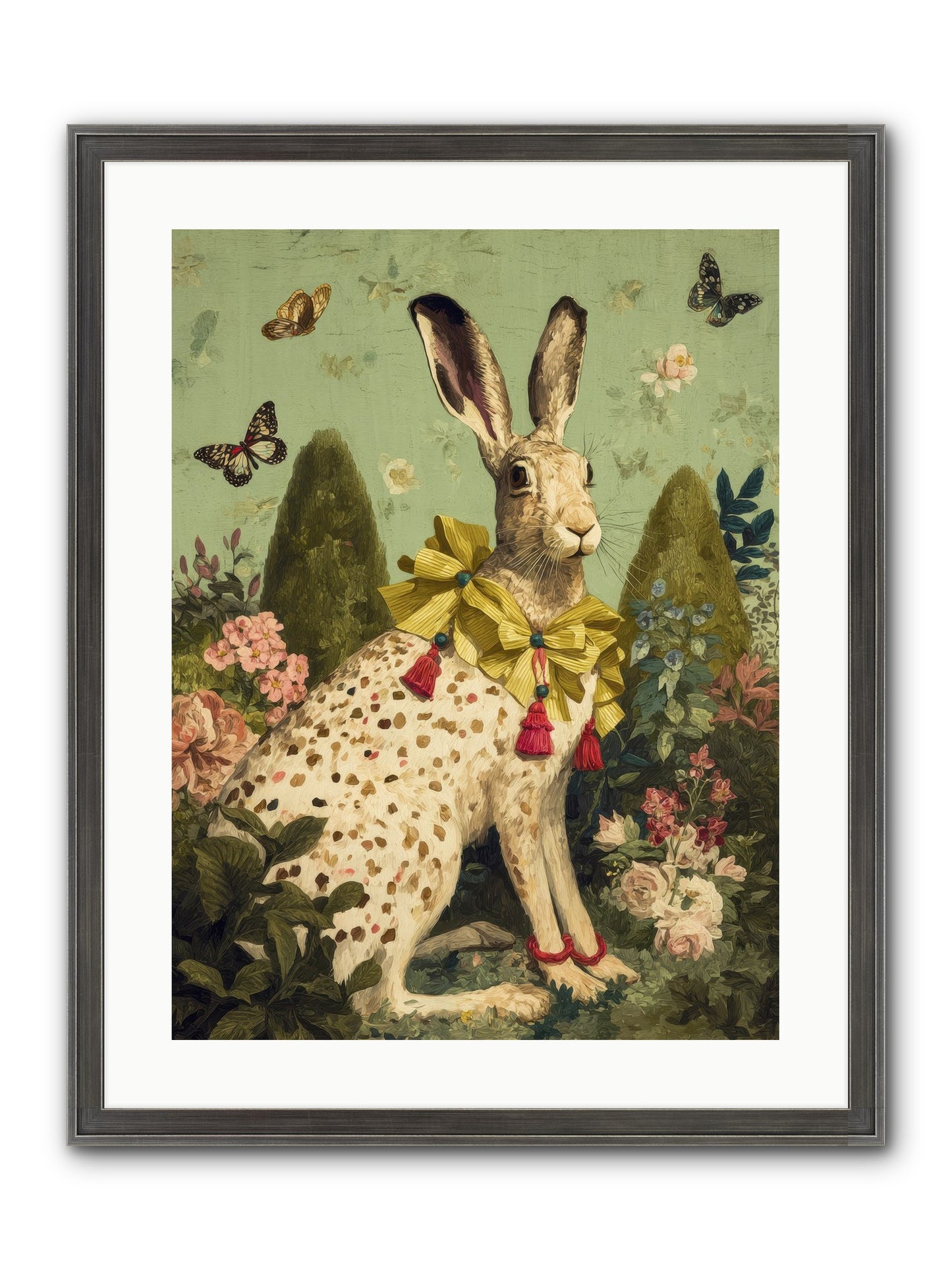 Mossbound Reverie No.1 Framed Print - Slimwoods Black/Silver 18x24