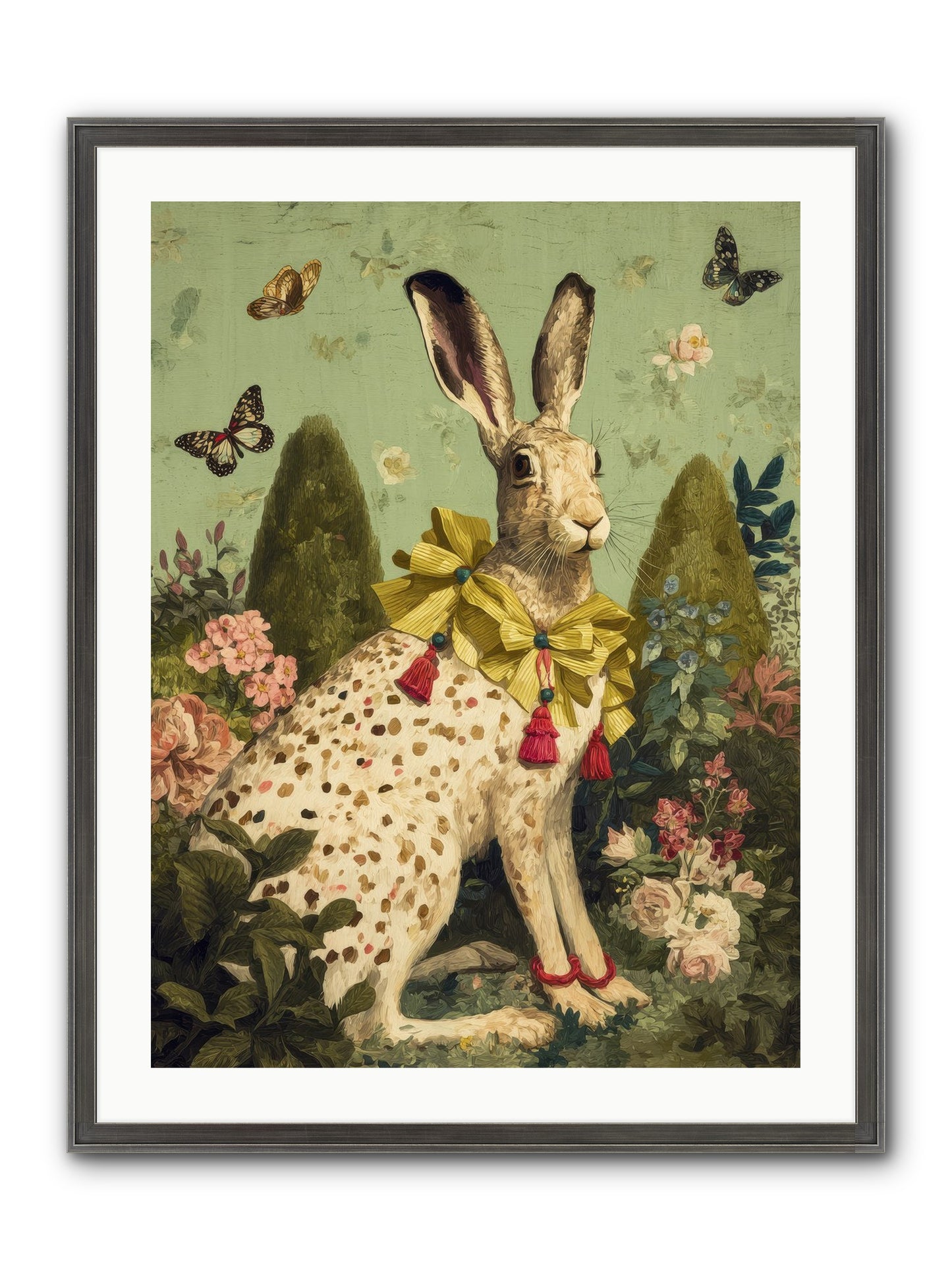 Mossbound Reverie No.1 Framed Print - Slimwoods Black/Silver 24x32