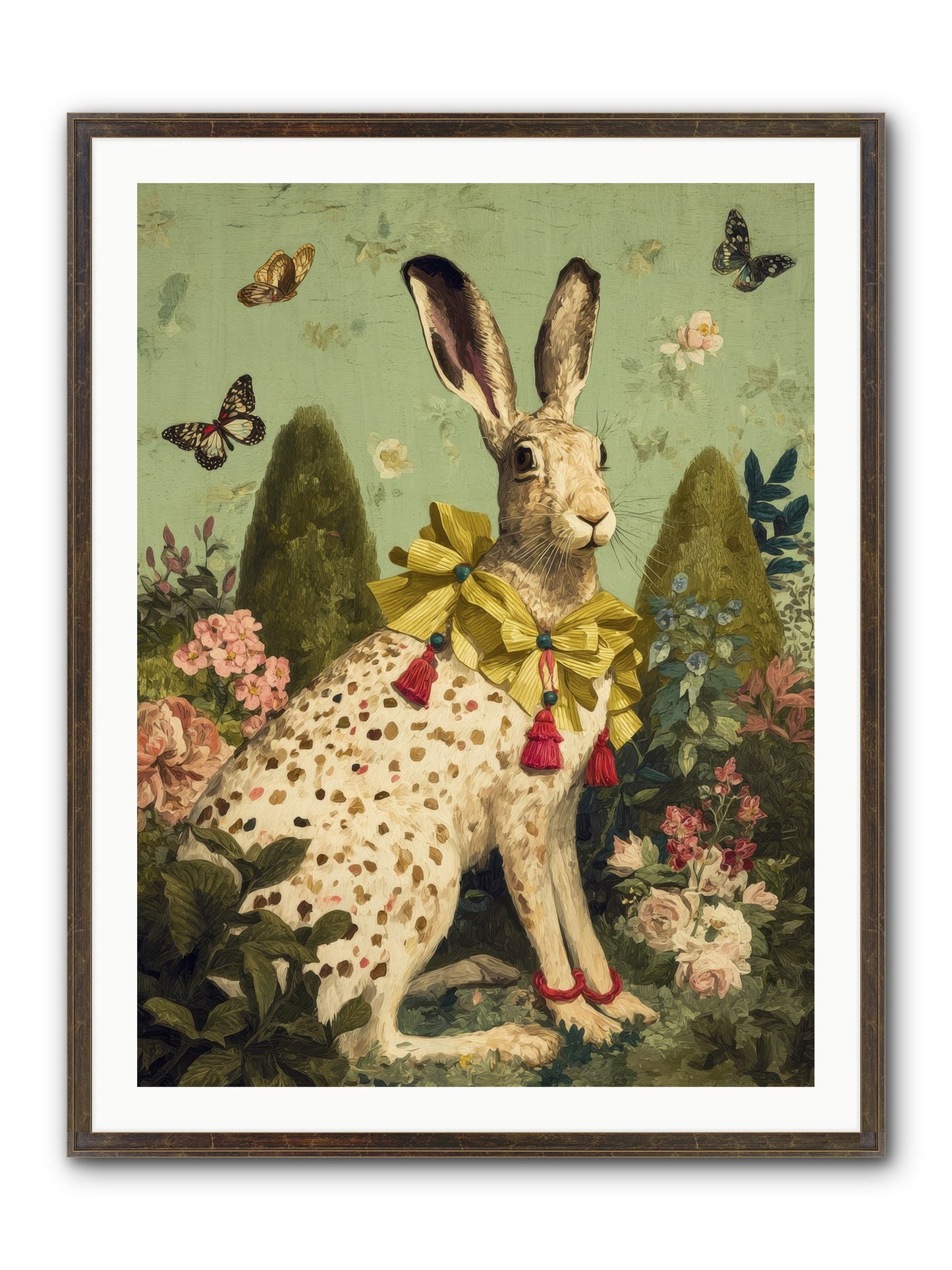 Mossbound Reverie No.1 Framed Print - Slimwoods Black/Gold 30x40