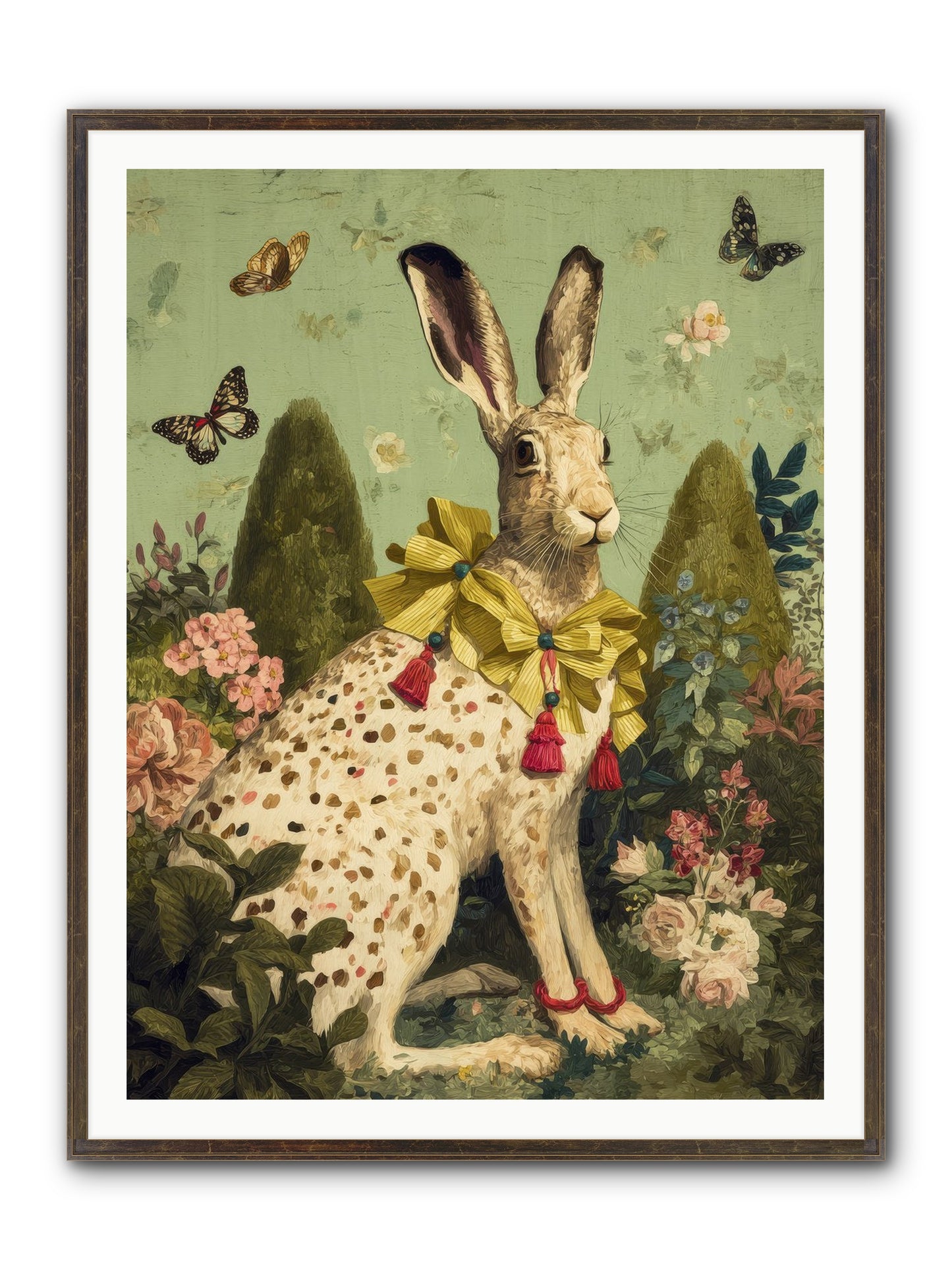 Mossbound Reverie No.1 Framed Print - Slimwoods Black/Gold 36x48