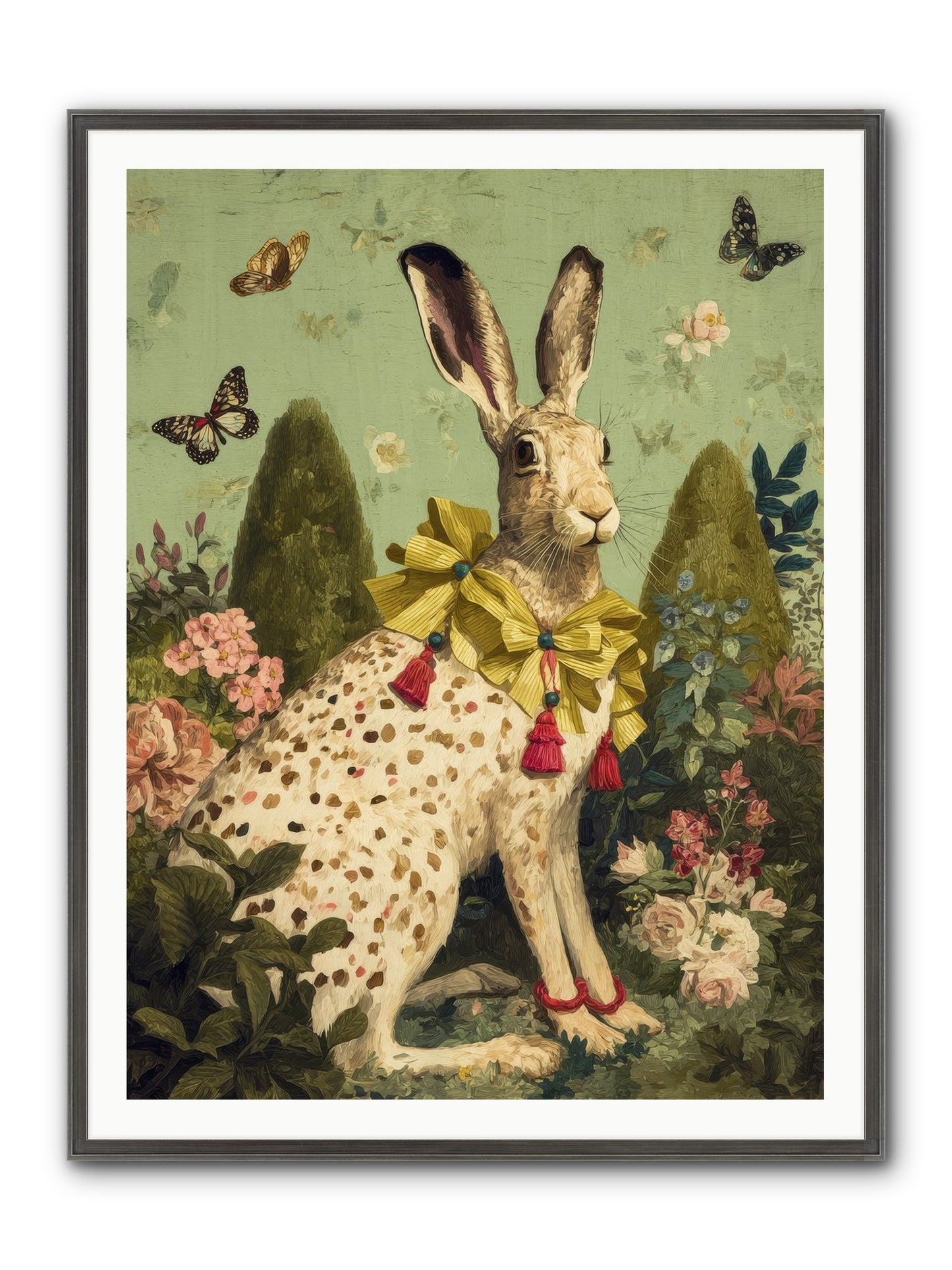 Mossbound Reverie No.1 Framed Print - Slimwoods Black/Silver 36x48