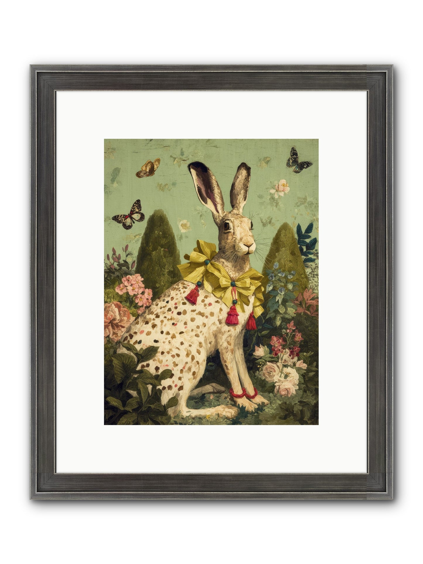 Mossbound Reverie No.1 Framed Print - Slimwoods Black/Silver 9x12