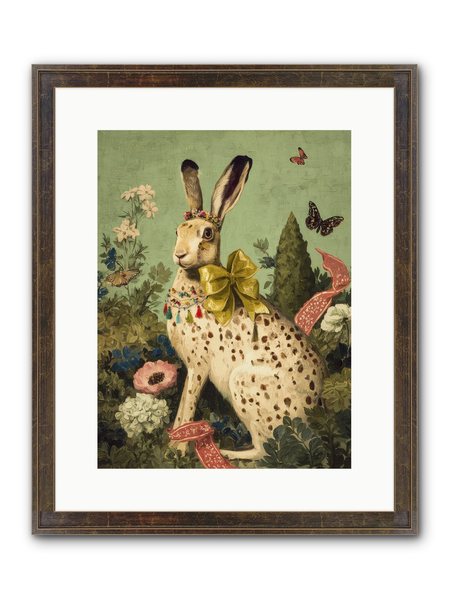 Mossbound Reverie No.2 Framed Print - Slimwoods Black/Gold 12x16