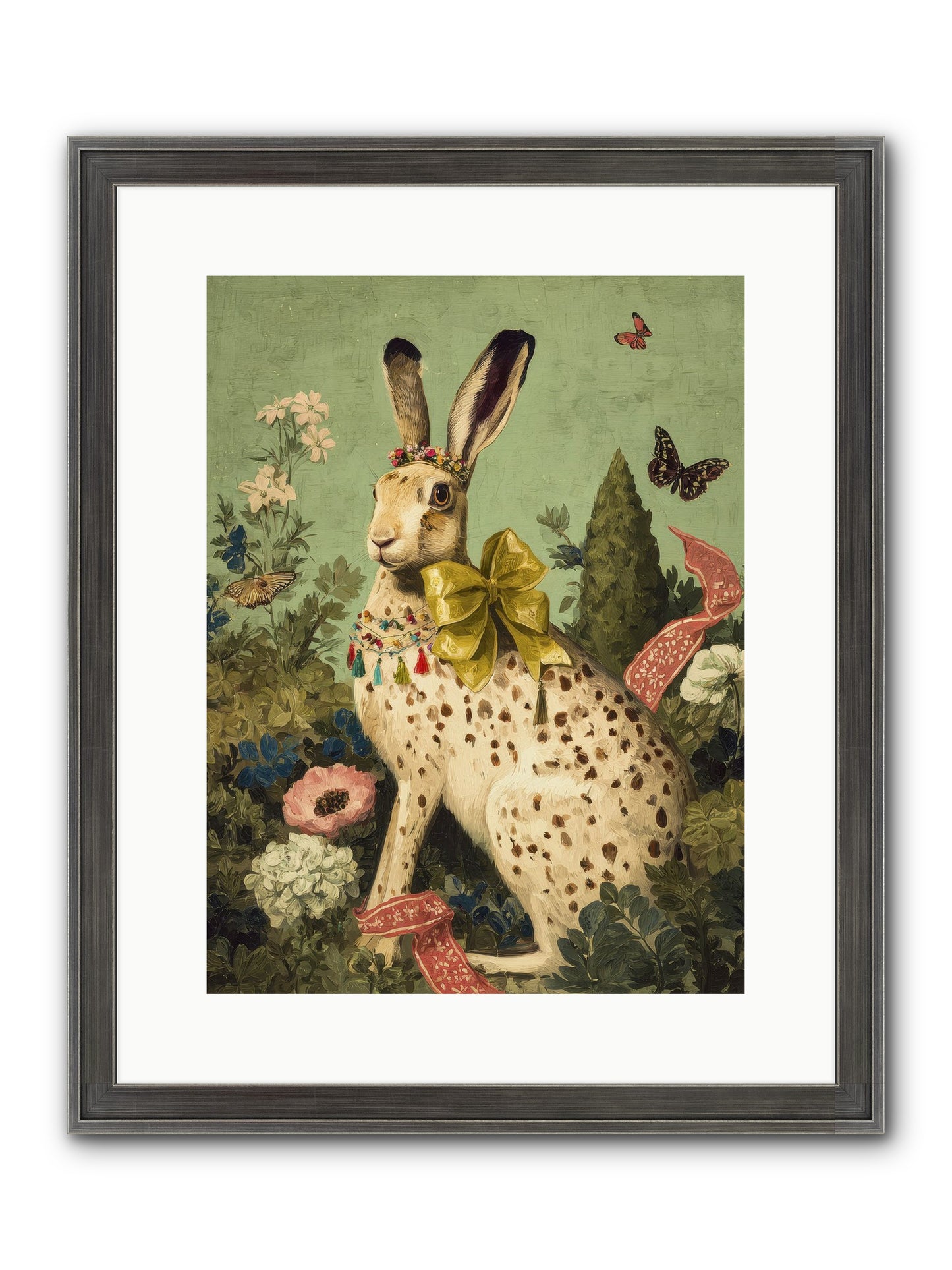 Mossbound Reverie No.2 Framed Print - Slimwoods Black/Silver 12x16
