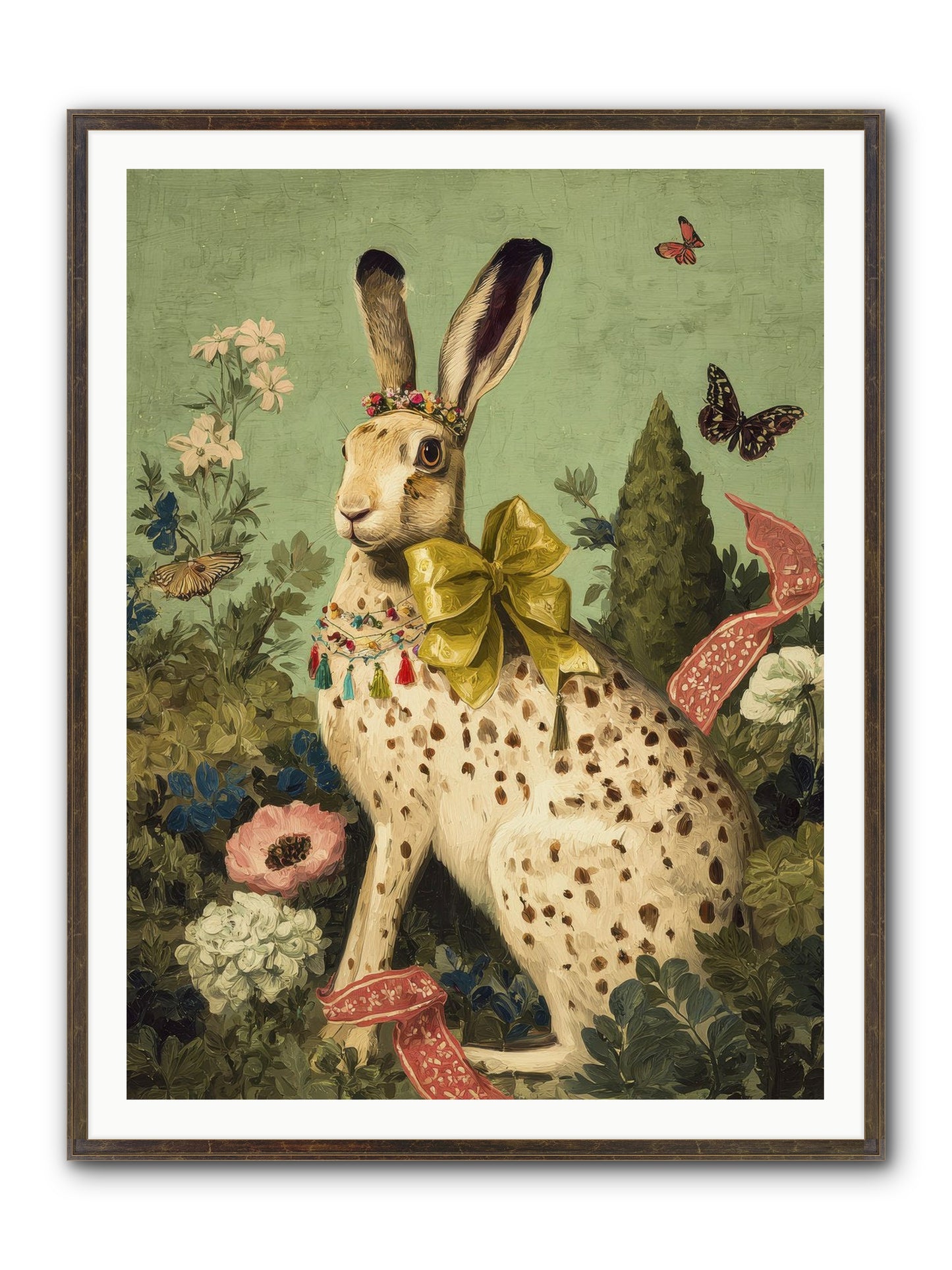 Mossbound Reverie No.2 Framed Print - Slimwoods Black/Gold 36x48