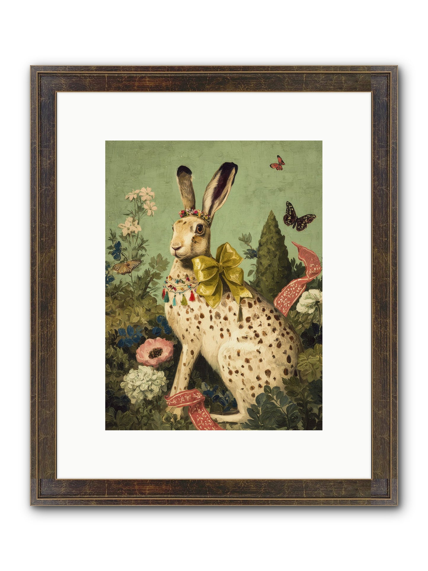 Mossbound Reverie No.2 Framed Print - Slimwoods Black/Gold 9x12
