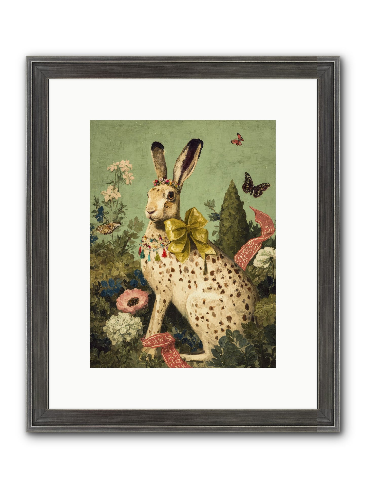 Mossbound Reverie No.2 Framed Print - Slimwoods Black/Silver 9x12
