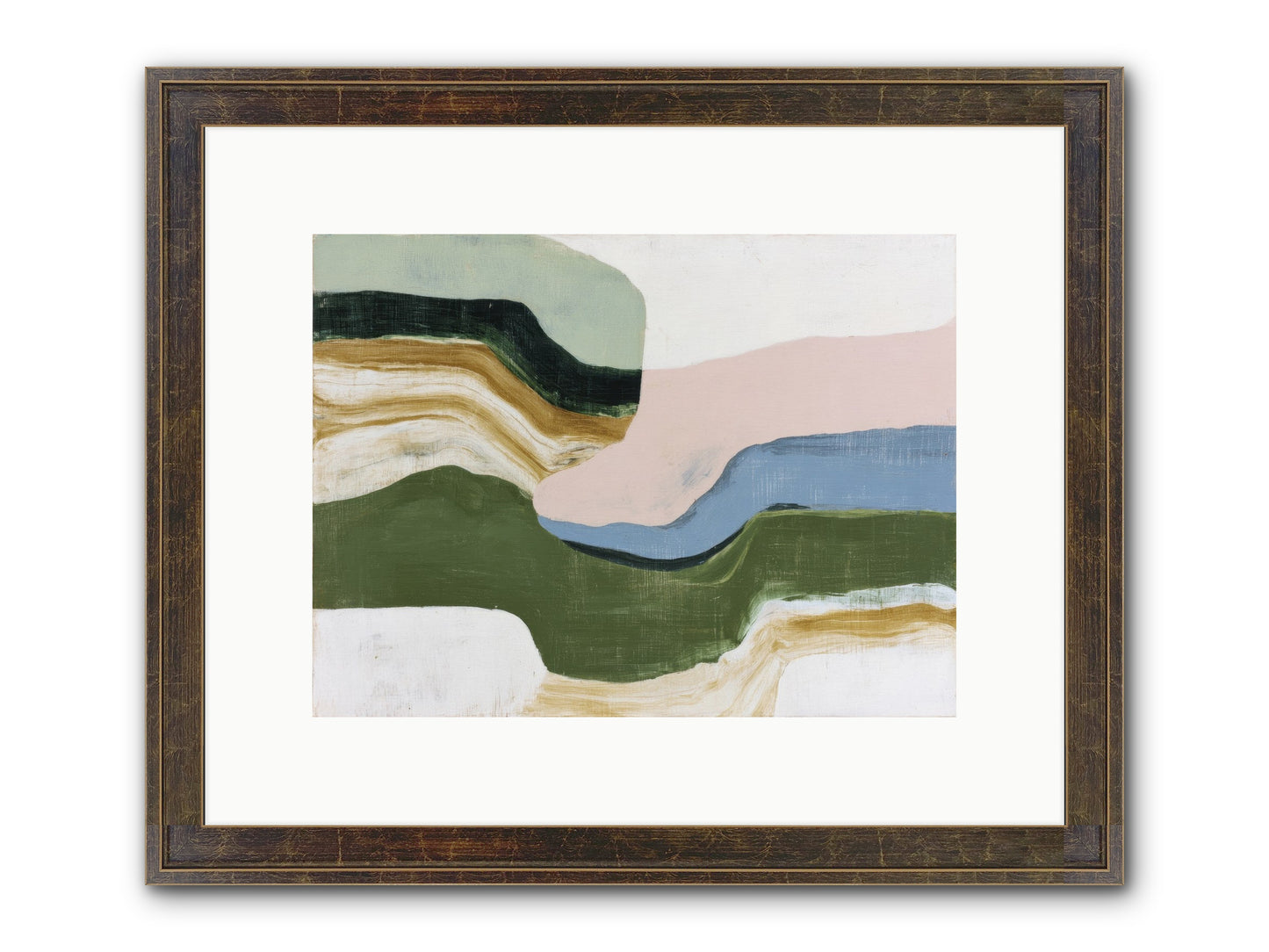 Mosswick Vale Framed Print - Slimwoods Black/Gold 12x9