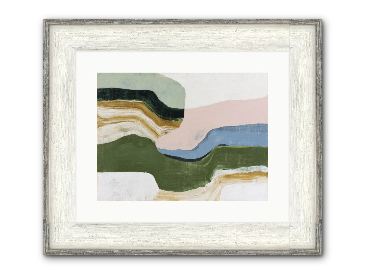 Mosswick Vale Framed Print - Driftwood White 16x12