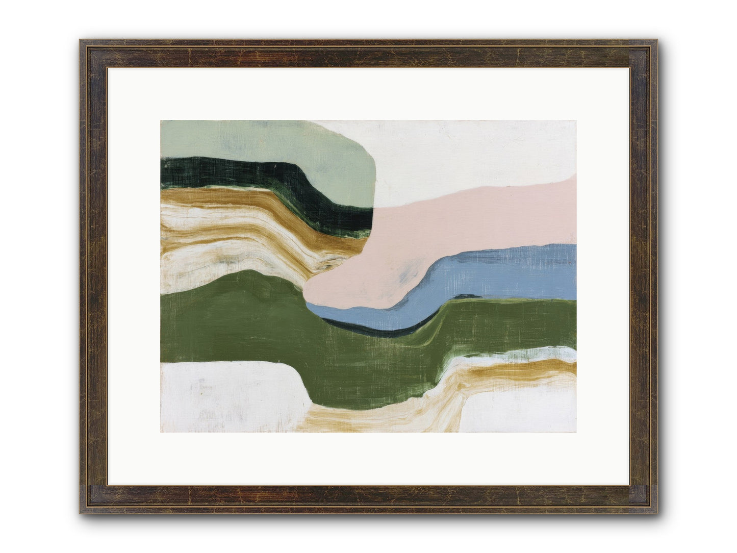 Mosswick Vale Framed Print - Slimwoods Black/Gold 16x12