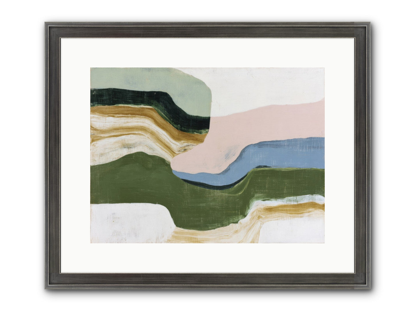 Mosswick Vale Framed Print - Slimwoods Black/Silver 16x12