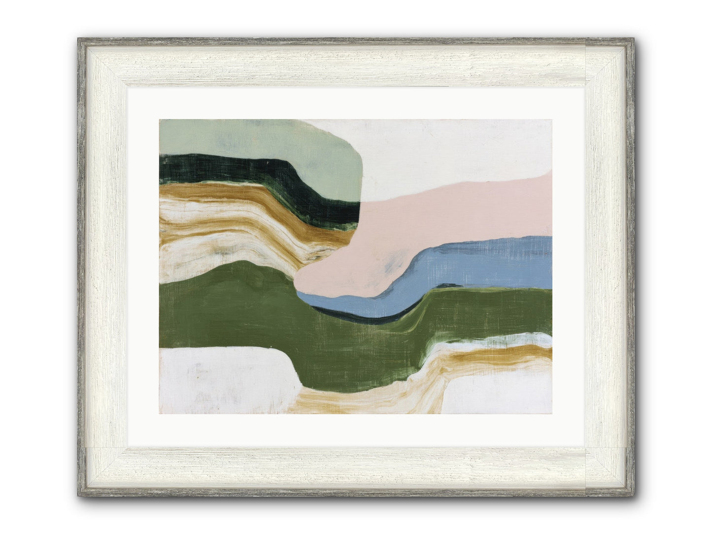 Mosswick Vale Framed Print - Driftwood White 24x18
