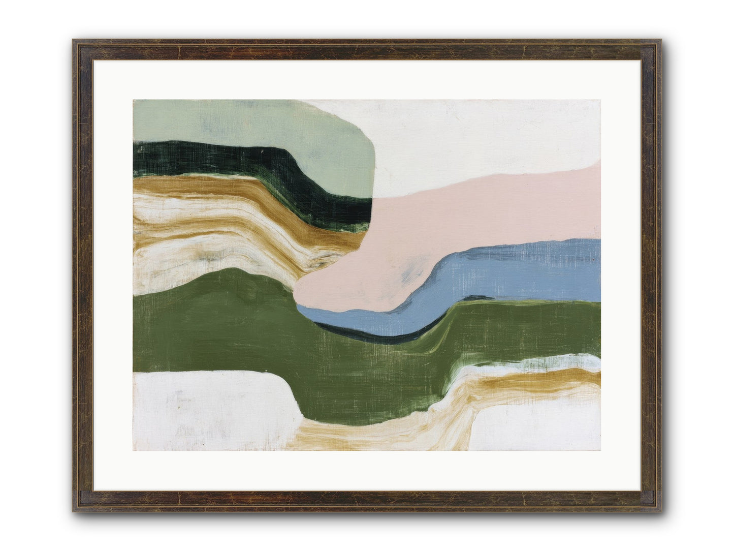 Mosswick Vale Framed Print - Slimwoods Black/Gold 24x18