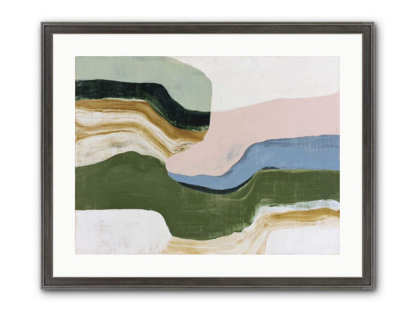 Mosswick Vale Framed Print - Slimwoods Black/Silver 24x18