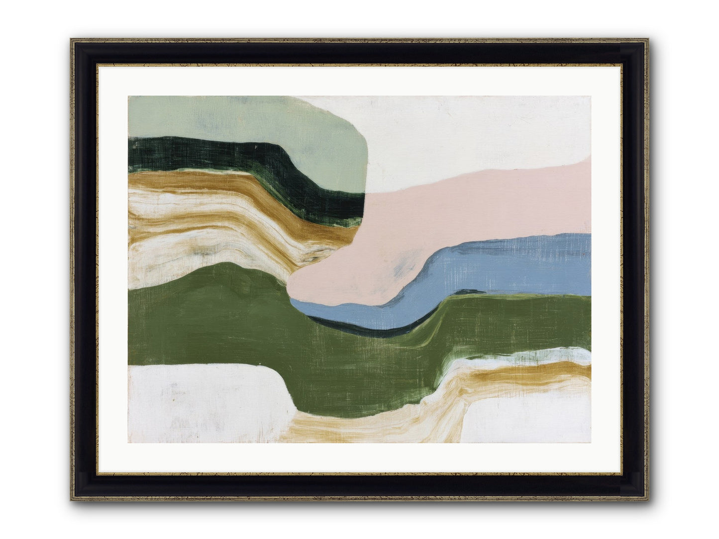 Mosswick Vale Framed Print - Black & Gold 32x24