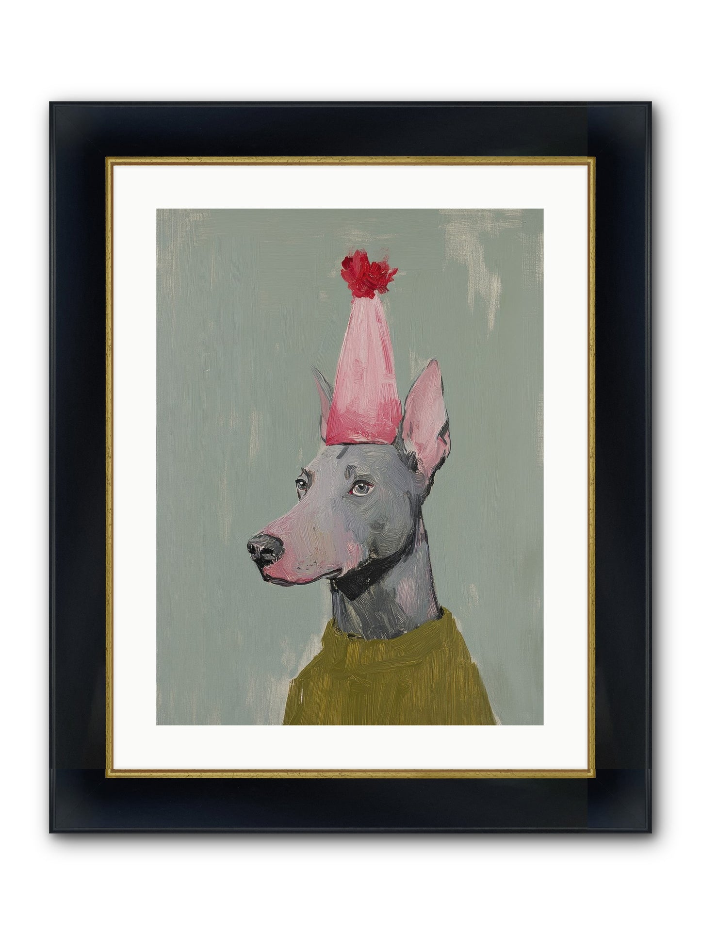 Most Beloved Framed Print - Wide Black w/Gold 18x24