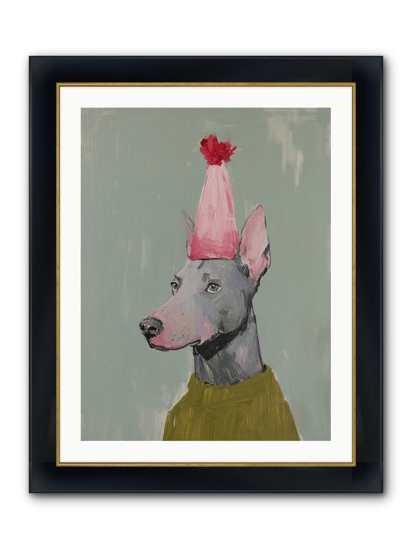 Most Beloved Framed Print - Wide Black w/Gold 24x32