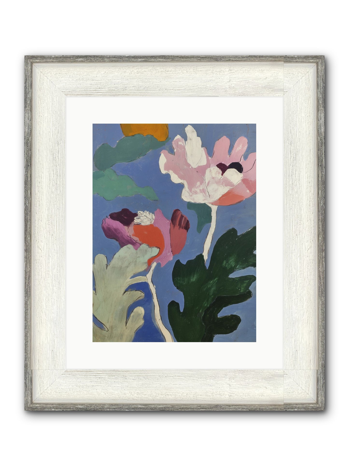 Moth In Fog Framed Print - Driftwood White 12x16