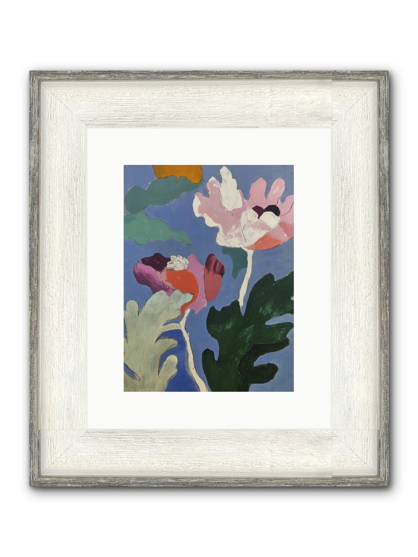 Moth In Fog Framed Print - Driftwood White 9x12