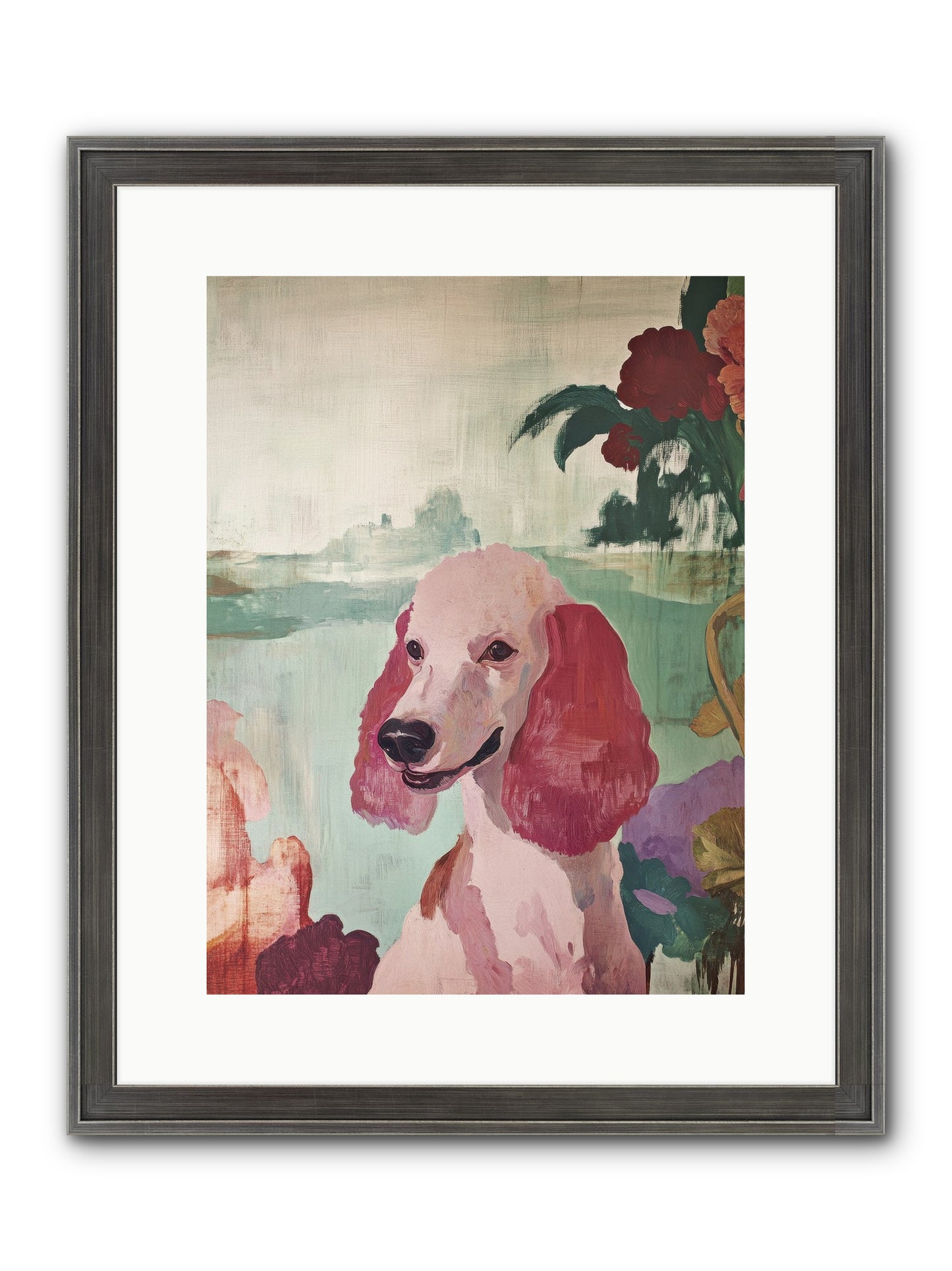 Muffin Framed Print - Slimwoods Black/Silver 12x16