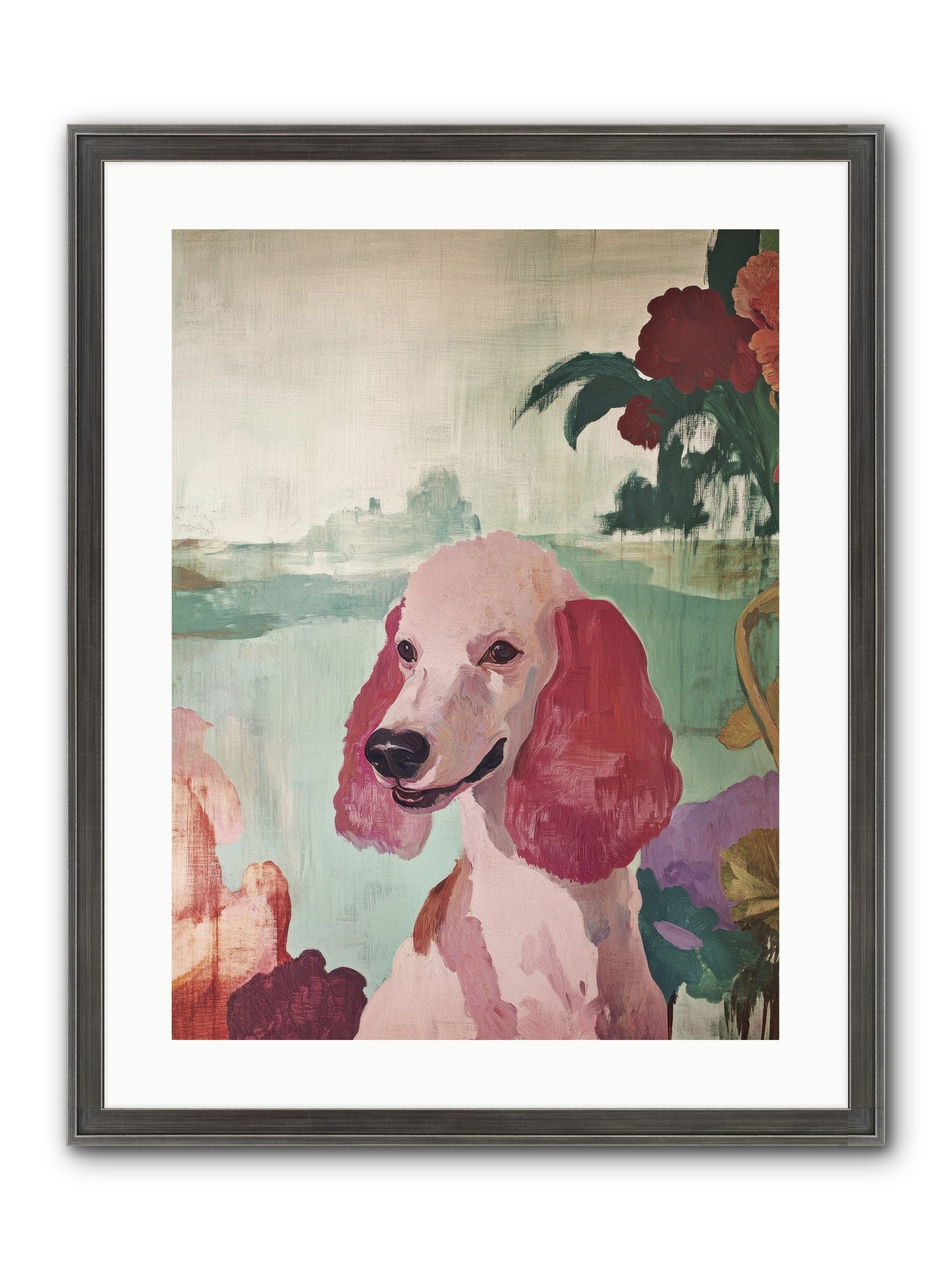 Muffin Framed Print - Slimwoods Black/Silver 18x24