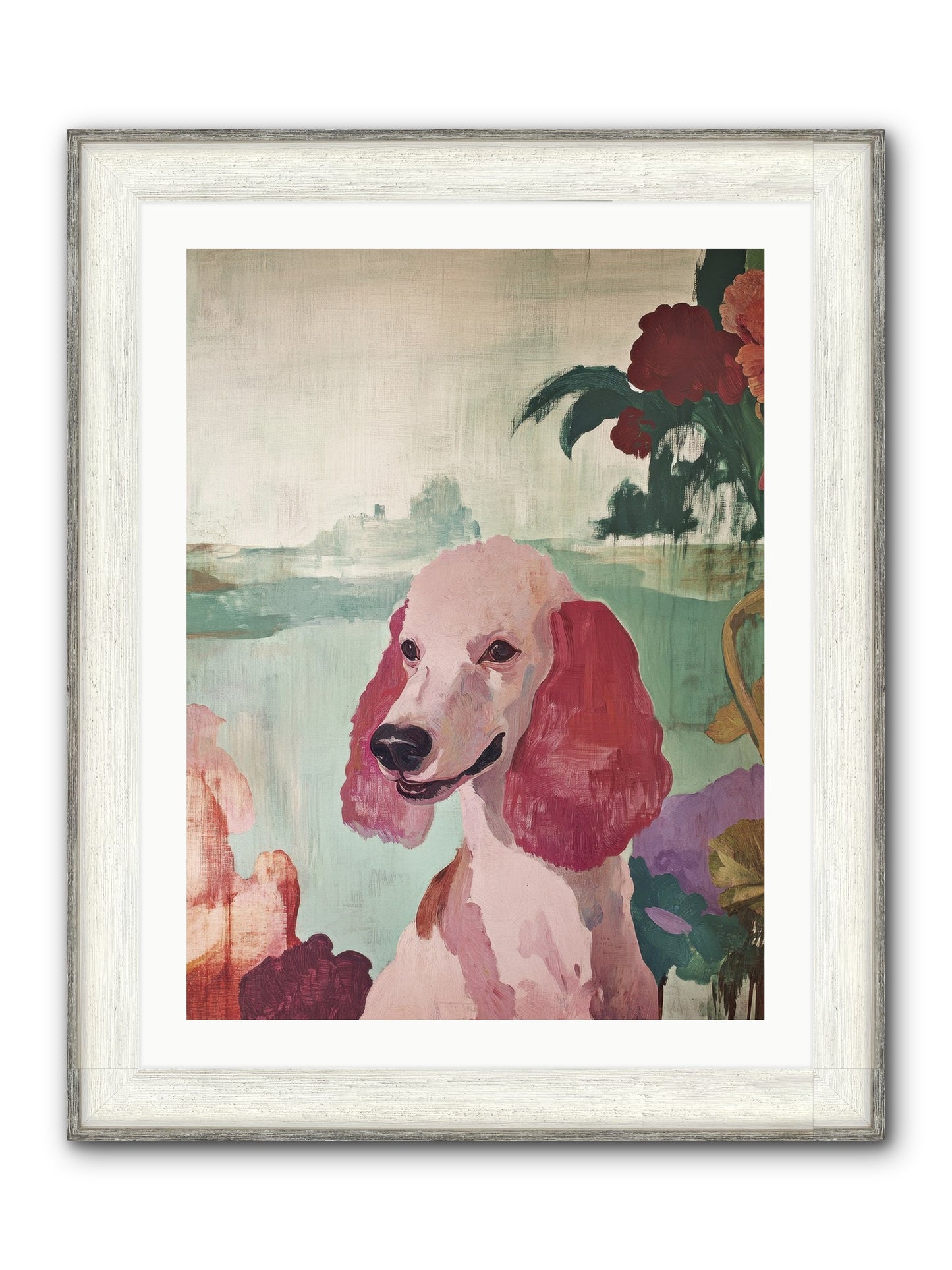 Muffin Framed Print - Driftwood White 24x32
