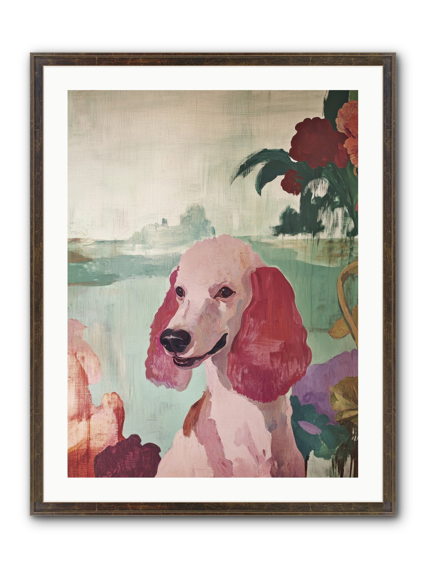 Muffin Framed Print - Slimwoods Black/Gold 24x32