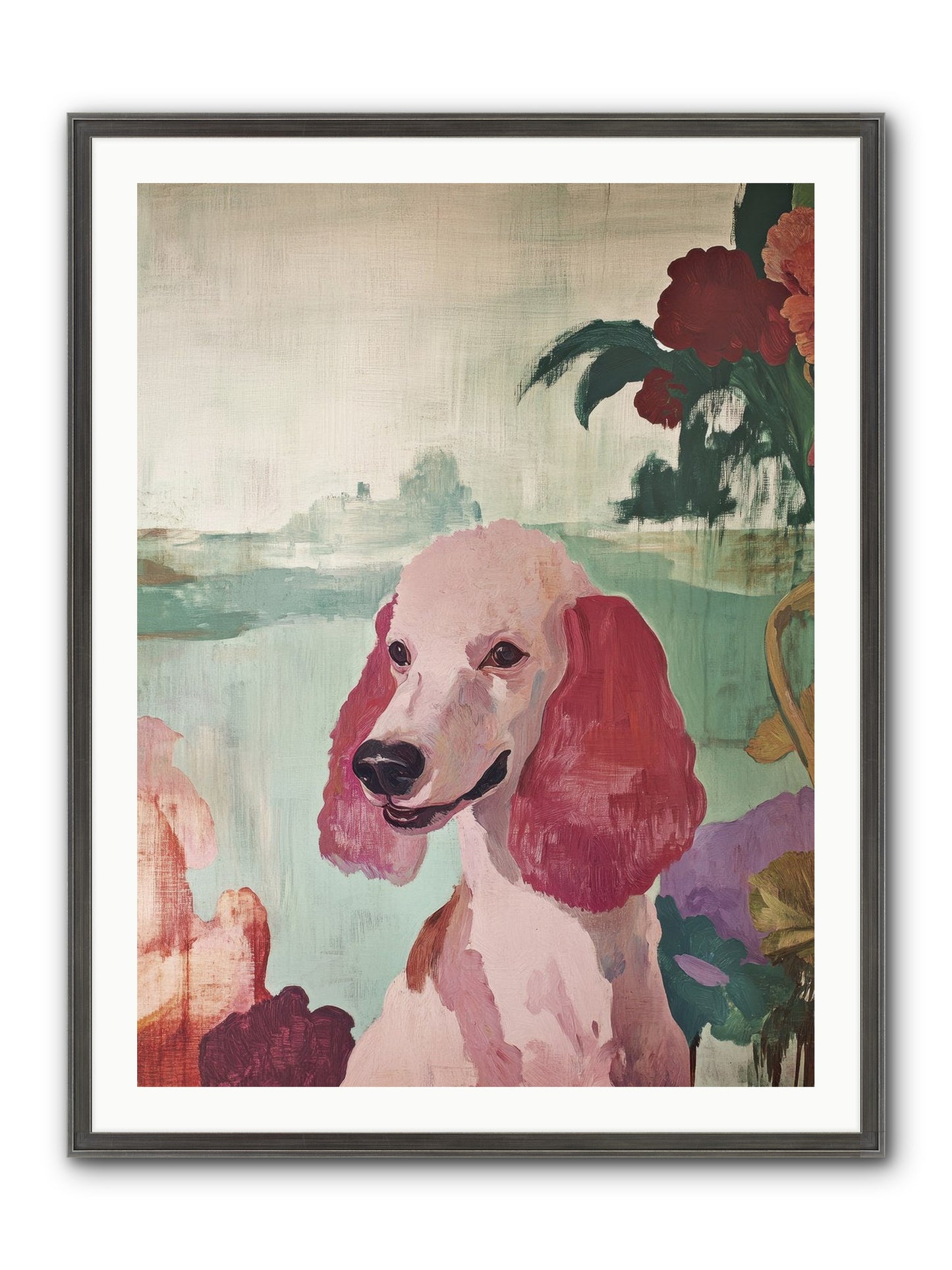 Muffin Framed Print - Slimwoods Black/Silver 30x40