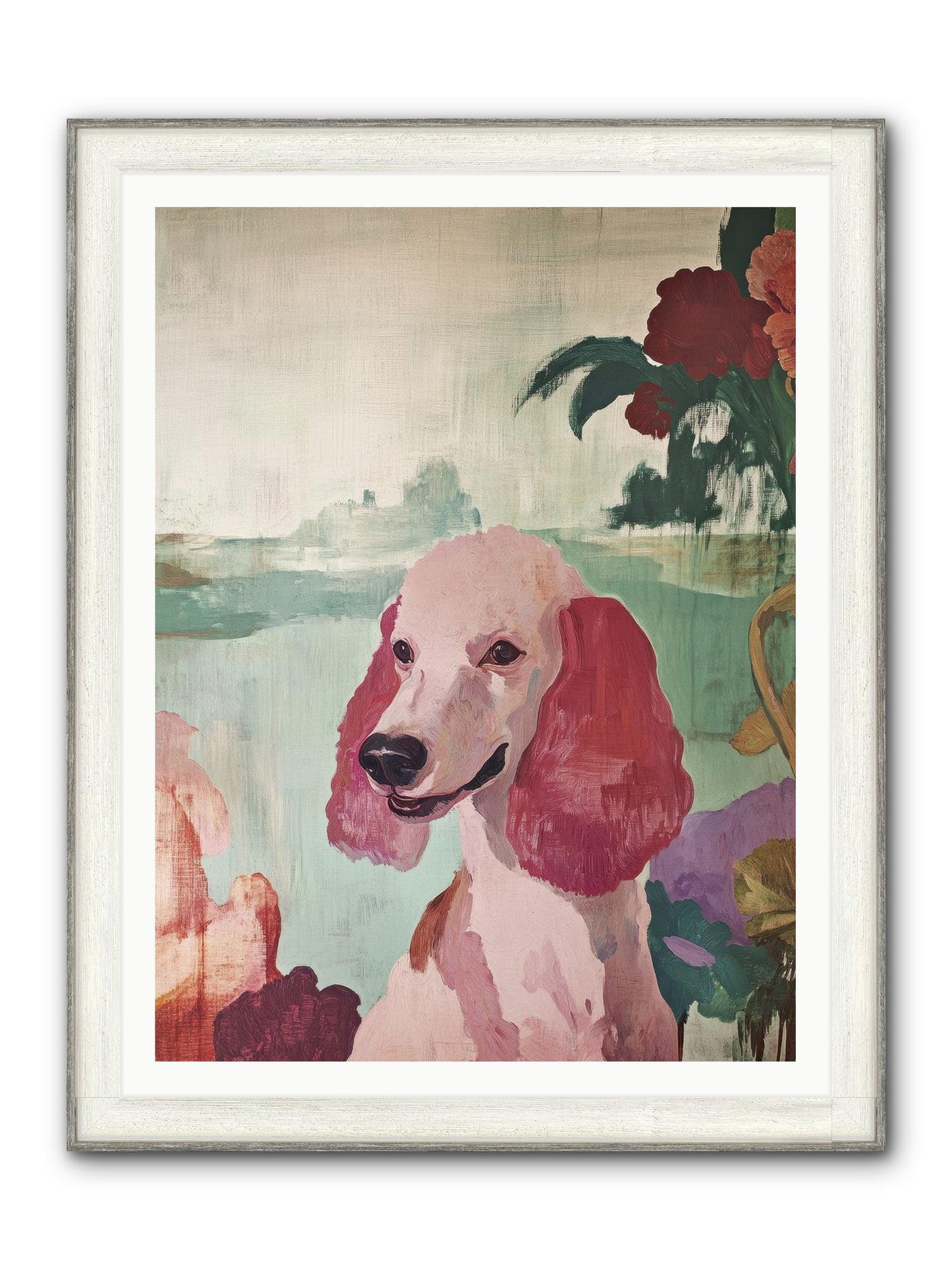 Muffin Framed Print - Driftwood White 36x48
