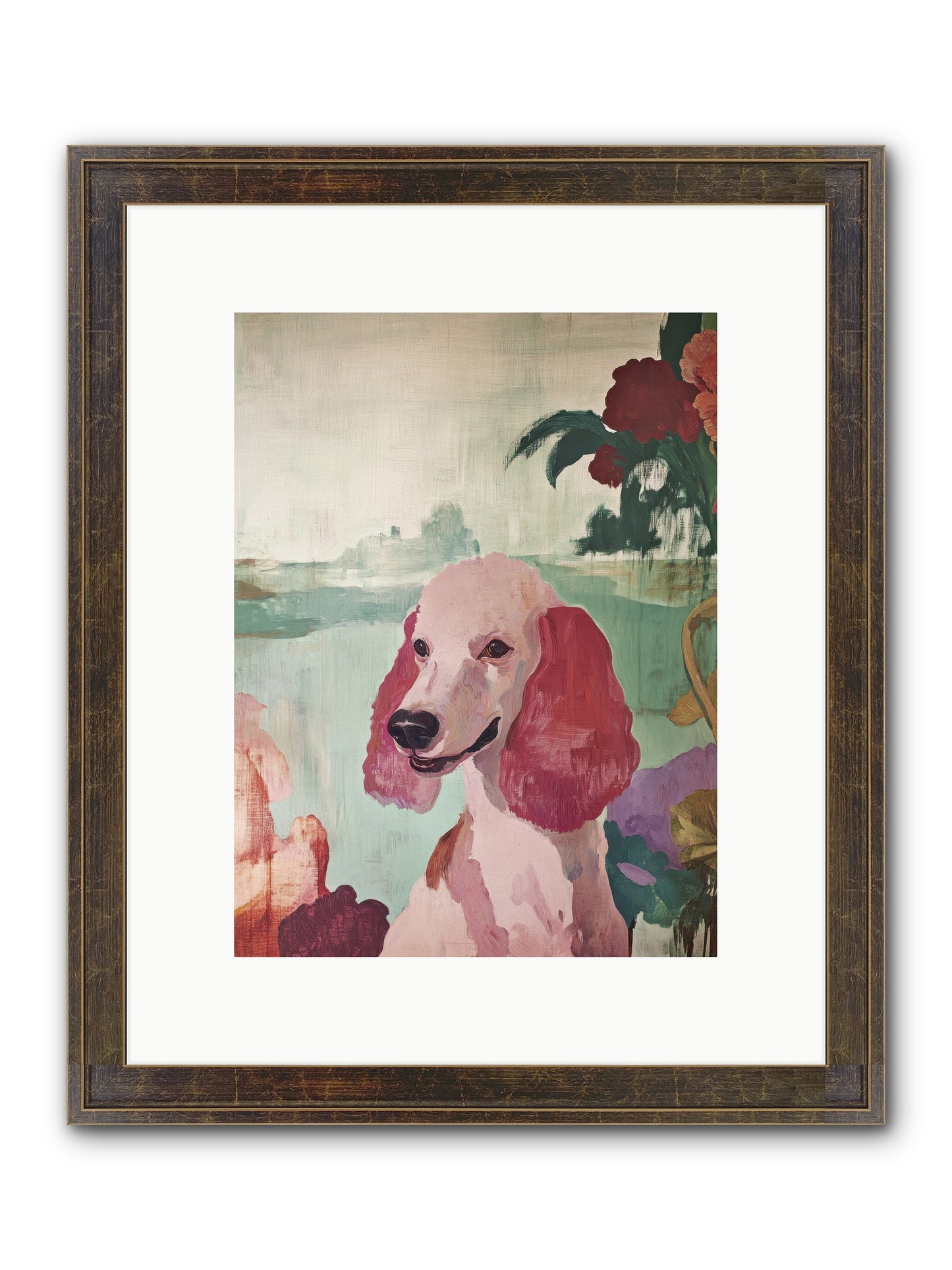 Muffin Framed Print - Slimwoods Black/Gold 9x12