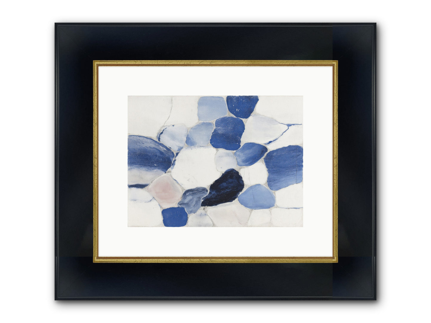 Murmur Framed Print - Wide Black w/Gold 12x9