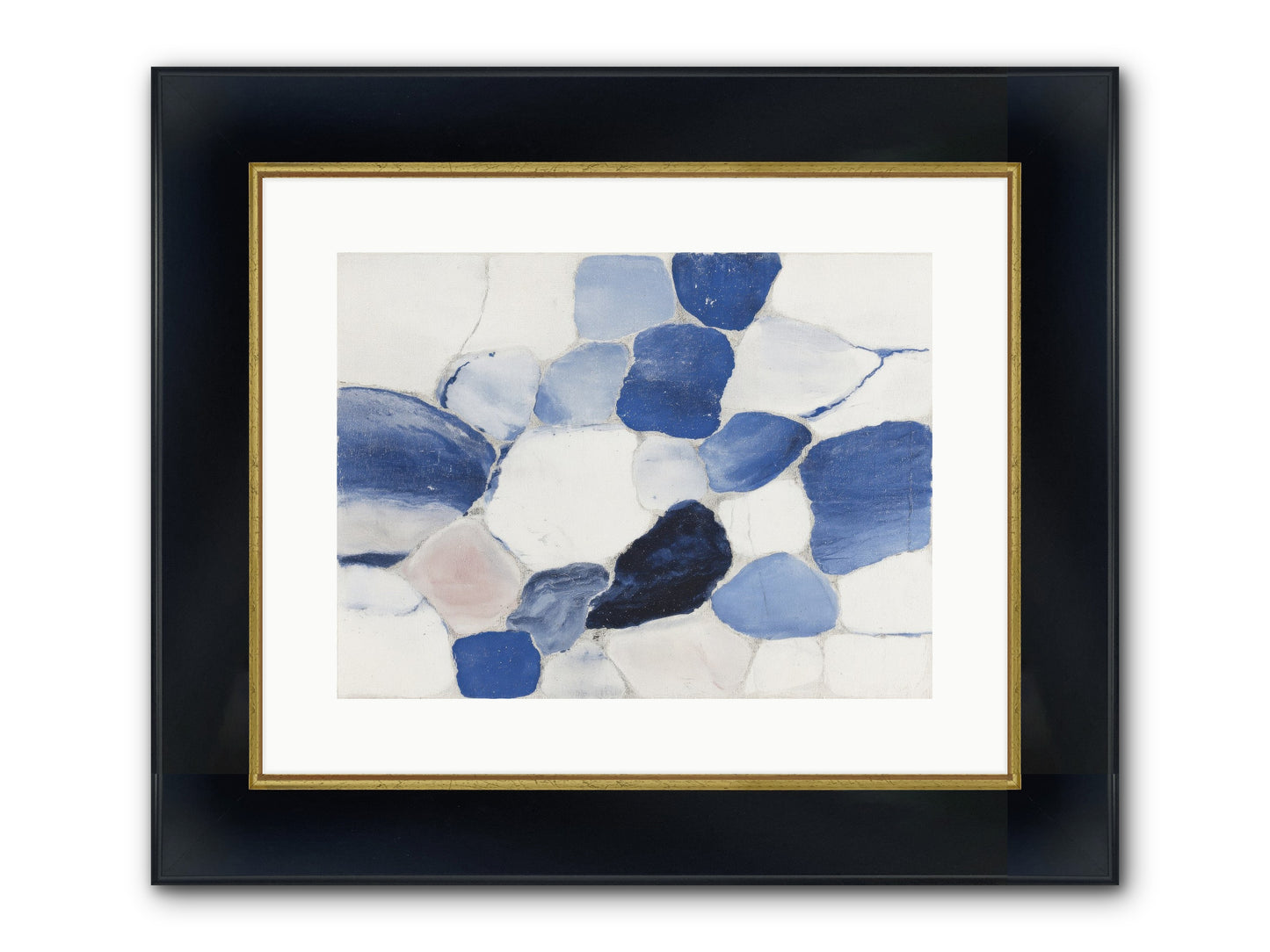 Murmur Framed Print - Wide Black w/Gold 16x12