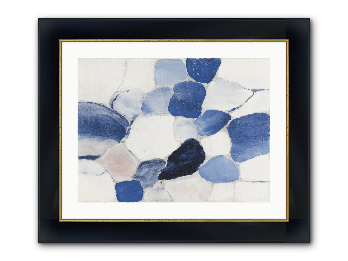 Murmur Framed Print - Wide Black w/Gold 24x18