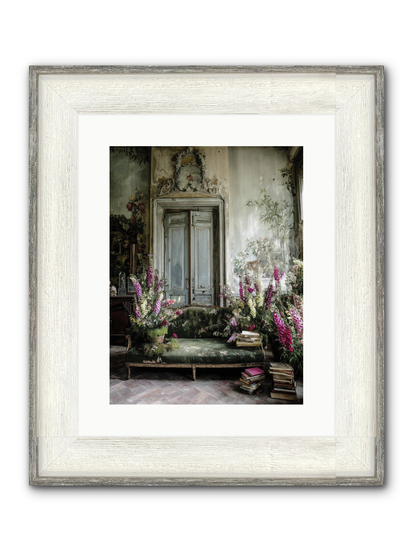 Music Of The Heart Framed Print - Driftwood White 12x16