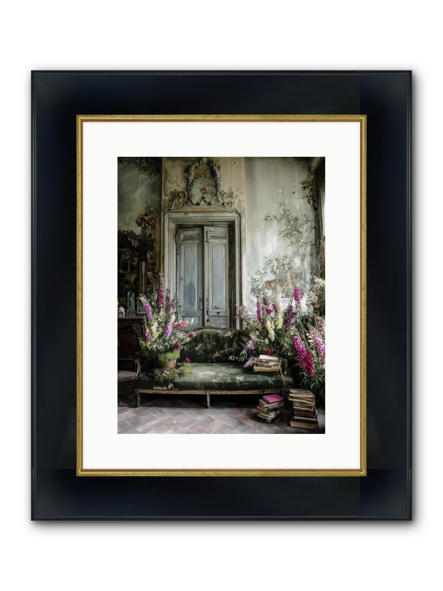 Music Of The Heart Framed Print - Wide Black w/Gold 12x16