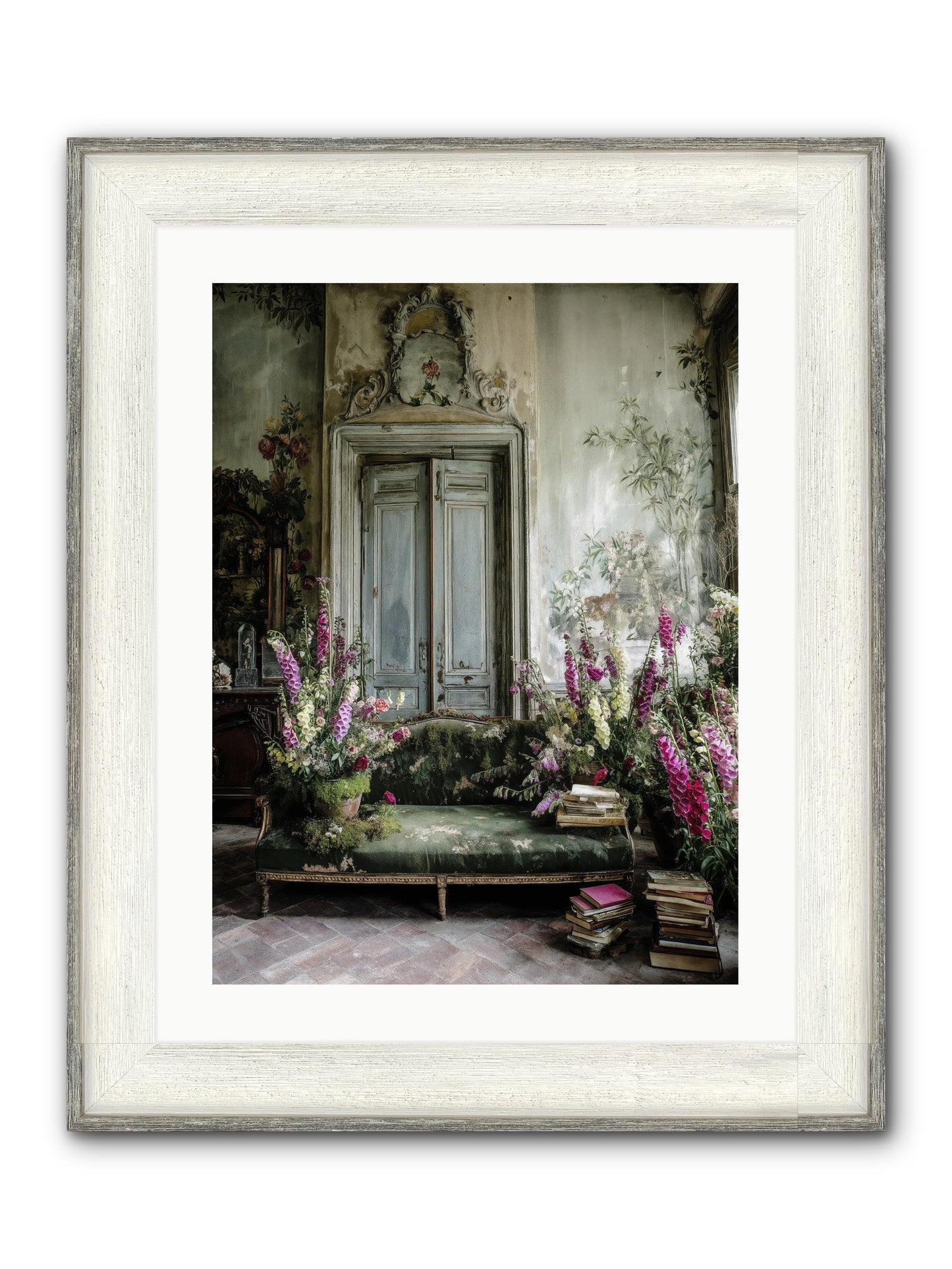 Music Of The Heart Framed Print - Driftwood White 18x24