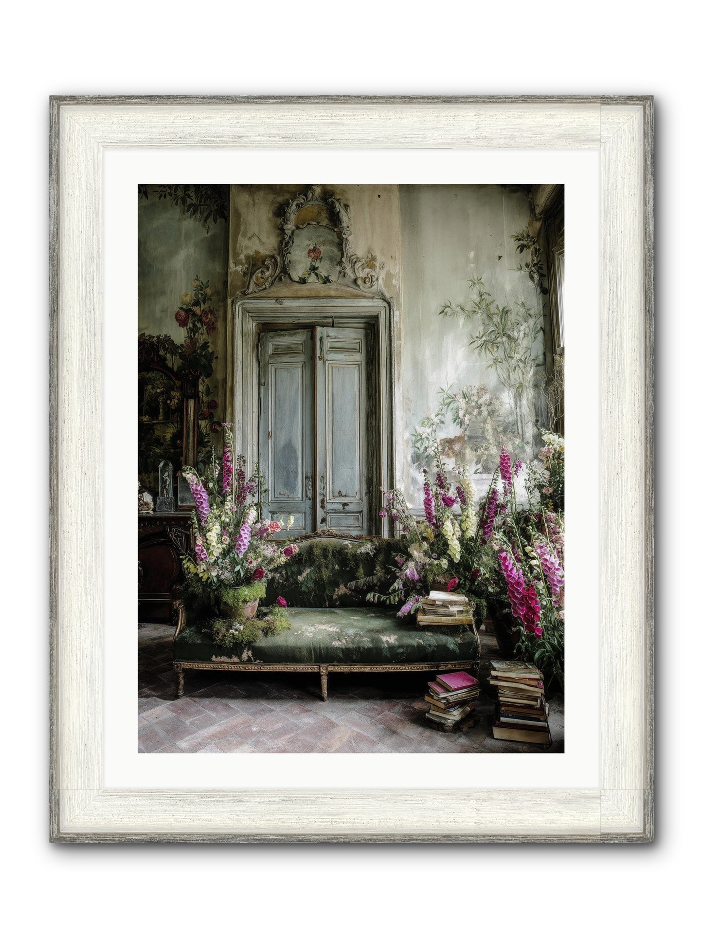 Music Of The Heart Framed Print - Driftwood White 24x32