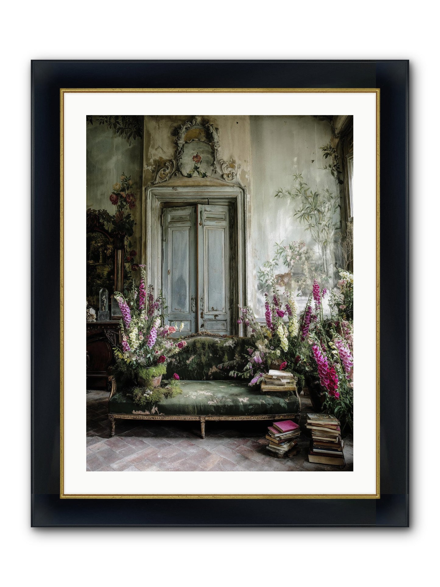 Music Of The Heart Framed Print - Wide Black w/Gold 24x32