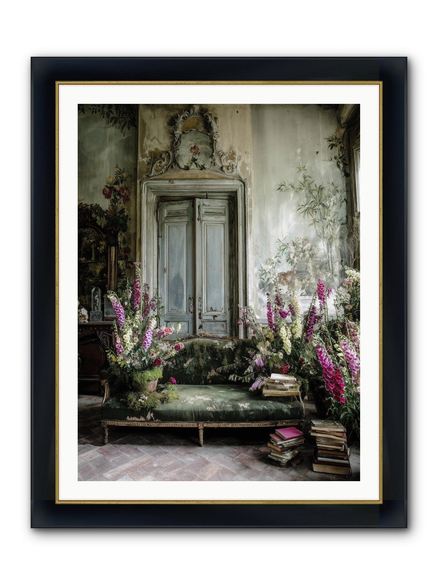 Music Of The Heart Framed Print - Wide Black w/Gold 30x40