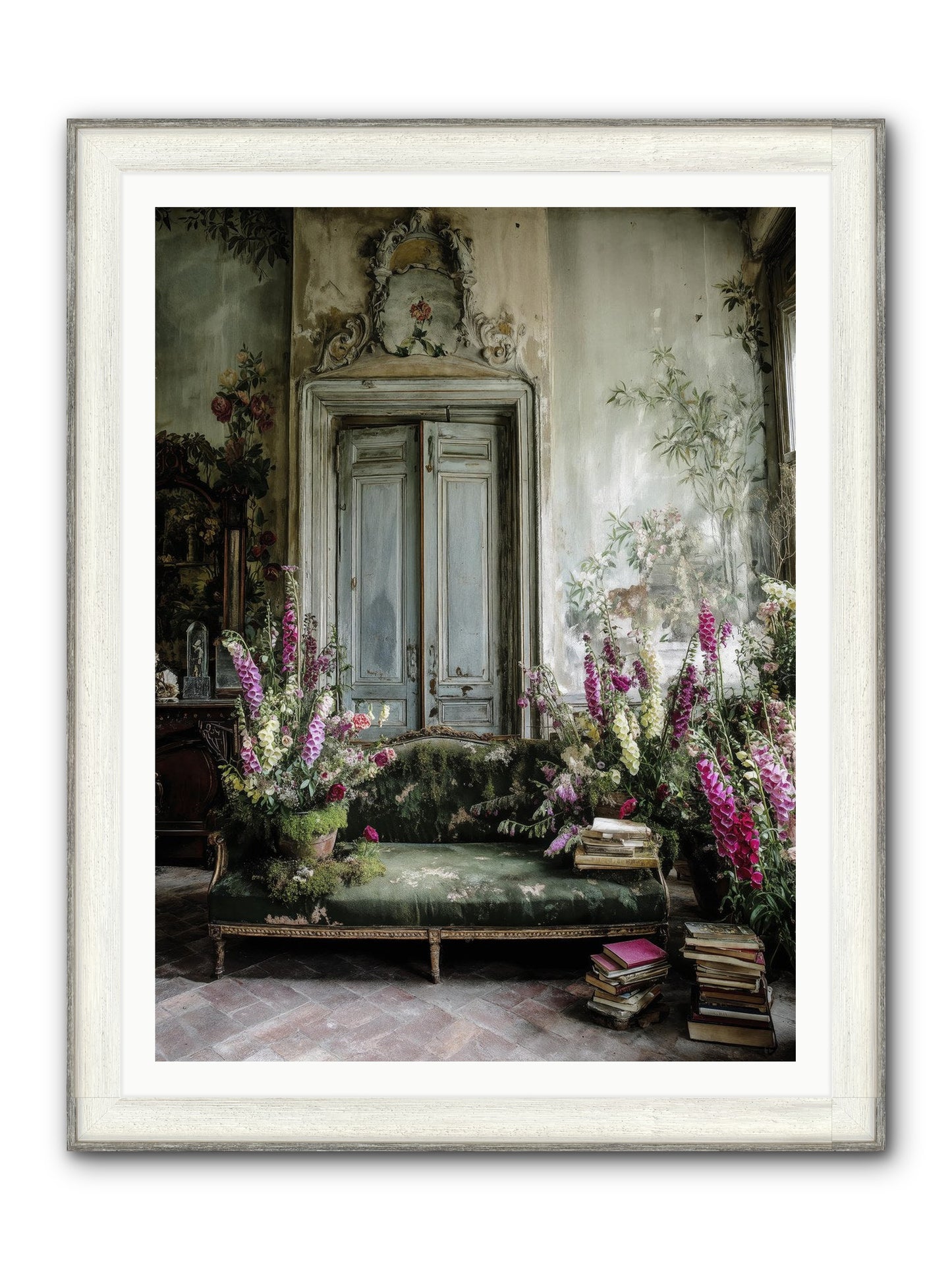 Music Of The Heart Framed Print - Driftwood White 36x48