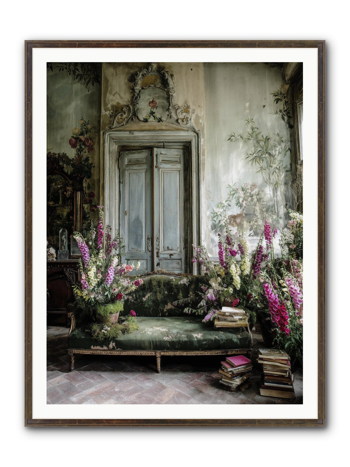 Music Of The Heart Framed Print - Slimwoods Black/Gold 36x48