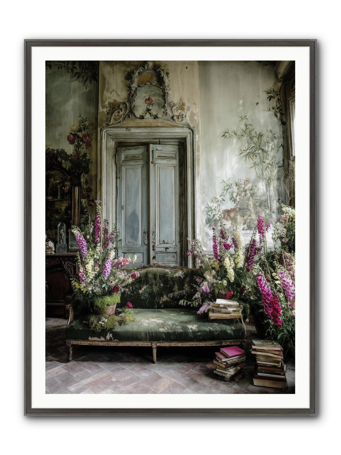 Music Of The Heart Framed Print - Slimwoods Black/Silver 36x48