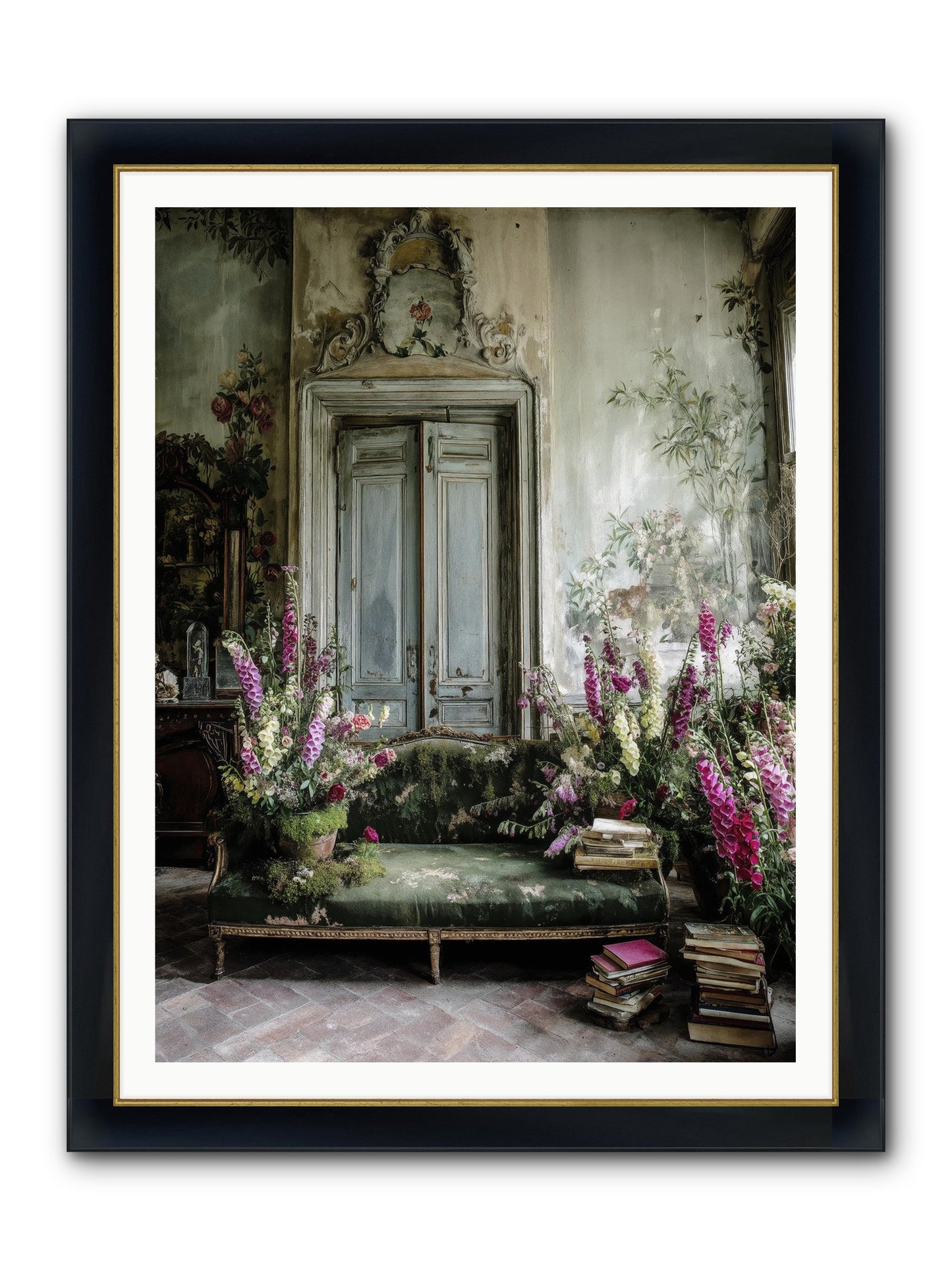 Music Of The Heart Framed Print - Wide Black w/Gold 36x48